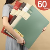 A3 20/30/40/60 Pocket File Folder Picture Album Document Bag 8k Folder Art Work Collection Organizer Office Student Supplies