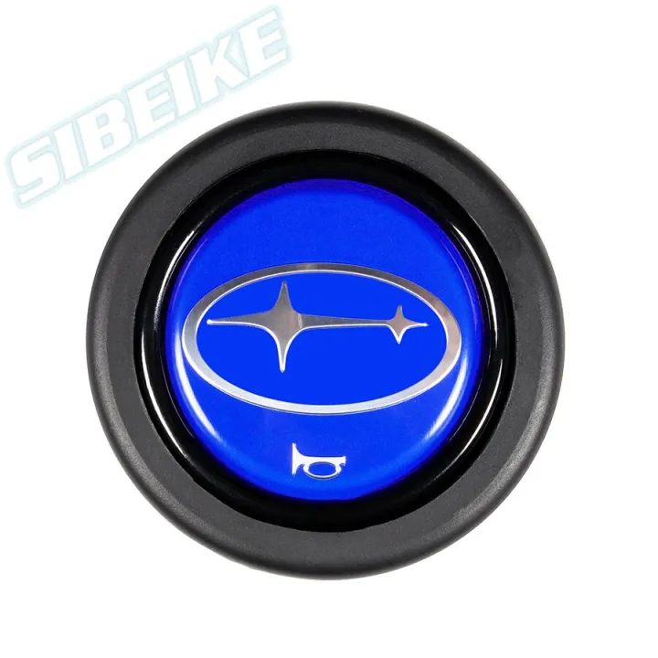 Universal Car Styling Horn Button Brand LOGO Racing Car Steering Wheel
