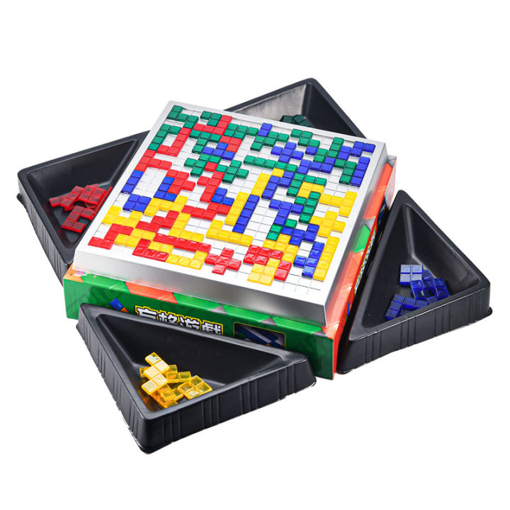 หมากรุกกลาดิเอเตอร์-2-4-เกมกริดปริศนาเกมกระดานกลยุทธ์การโต้ตอบหมากรุกอัจฉริยะสี่คน-tetris-หมากรุก