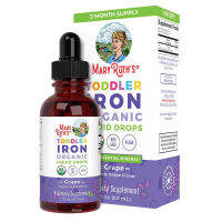 Mary Ruth’s Toddler Iron organic Liquid Drop 2 FL oz 60ml