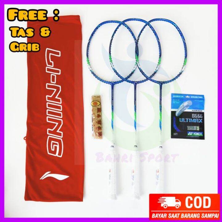 RAKET LINING AERONAUT 7000 NANO CARBON 32 LBS SIAP PAKAI ATAU KOSONGAN