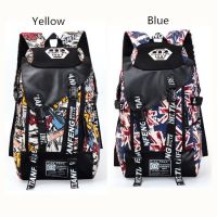 [24-hour delivery] MenWomen Graffiti Large Backpack Travel College School Canvas Print Bag