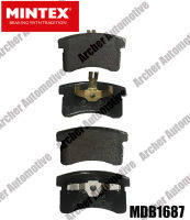 ผ้าเบรก หน้า (brake pad) DAIHATSU Mira Mint 1990 - 1994 (Coure III 0.8 ปี 1990 - 1994)