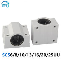 4PCS Linear Motion Ball แบริ่งสไลด์บล็อก Bushing SCS8UU SC10UU SCS12UU13 16UU SC6 Linear Shaft CNC 3D เครื่องพิมพ์อะไหล่