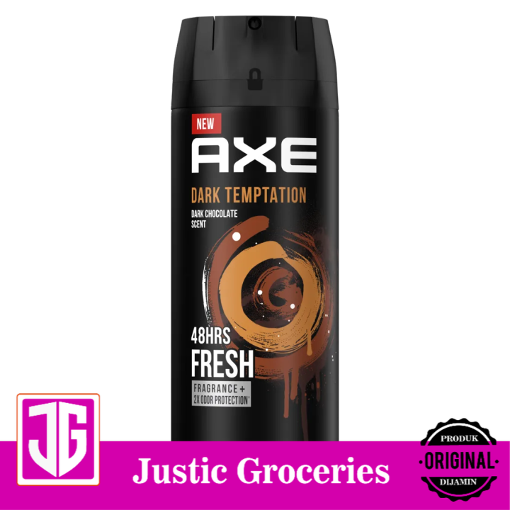 AXE DEODORANT BODY SPRAY DARK TEMPTATION 135ML Antiperspirant