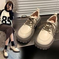 【LZ】■❣◈  Sapatos de couro pequeno estilo britânico para mulheres combinando versátil sola grossa sapato único retrô JK primavera novo 2023