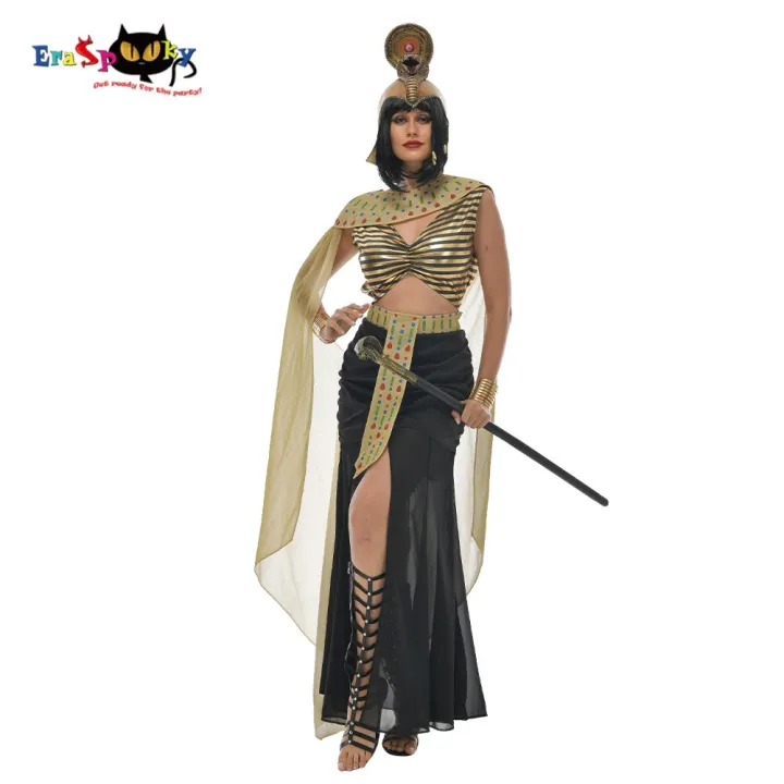 Eraspooky Deluxe Egyptian Goddess Costumes Women Cleopatra Halloween  Cosplay Fancy Dress Outfit On Sale | Lazada PH