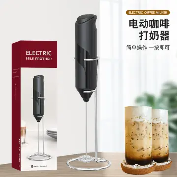 Mini Portable Blend Whisk Electric Whisk Foaming Drink Mixer Coffee Blender  Cappuccino Cream Foam Whisk For