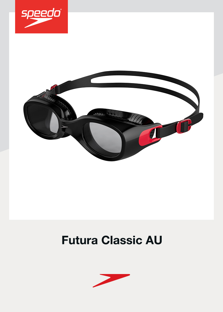 Speedo Unisex Futura Classic Black Swimming Goggles 