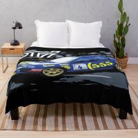 Ready Stock world rally blue 555 colin McRae GC8 Throw Blanket Winter bed blankets Camping Blanket Blankets For Bed Flannel Blanket