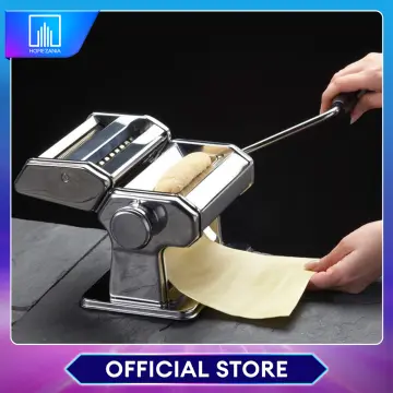 Stainless Steel Manual Pasta Maker Machine With Adjustable