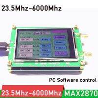 Ygdgs 23.5MHZ-6Ghz MAX2870 RF แหล่งสัญญาณเครื่องกําเนิดสัญญาณ VCO ล้างบ่อย LCD หน้าจอสัมผัสควบคุมพีซีซอฟแวร์สำหรับ LAN