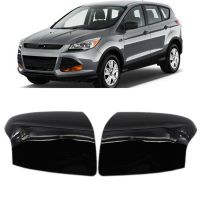 Glossy Black Car Door Rearview Side Mirror Cover 1Pair For Ford Focus 2005 2006 2007 2008 FD4247424 FD4247423