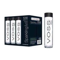 (3 ลัง=36 ขวด)Voss Sparkling Mineral Water Glass 800 ml. น้ำแร่ธรรมชาติ VOSS Sparkling ขวดแก้ว 800 มล.