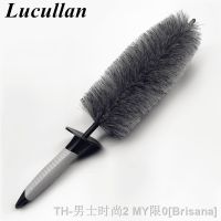 hot【DT】✽  Lucullan Rubber Handle Cleaning Tools Super Soft Hair Never Scratch Car Wheels Tire Rims Spokes Detailing