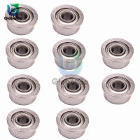 ใหม่10 F693ZZ 3X8X4Mm แบริ่งหน้าแปลน Deep Groove Ball Bearing Mini Ball Bearing