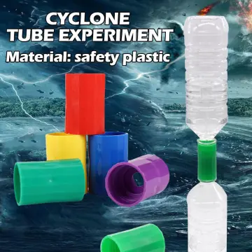 Vortex Bottle Connector Tornado In A Bottle Cyclone Tube Tornado Maker  Magic Toy