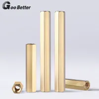 M5 M6 Female-Female Spacer Thread Pillar Extra Long Brass PCB Studs Standoff Hex Motherboard Thread Pillar