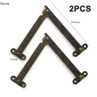 Renk บานพับบานพับ2pcs บานพับพักเหล็กโบราณตกแต่งบานพับกล่องเฟอร์นิเจอร์