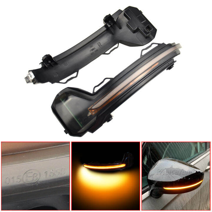 LED Dynamic Turn Signal Light Flasher Flowing Water Blinker Flashing
