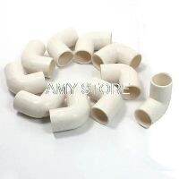 10pcs White PVC Drainage Pipe Adapter Elbow Connectors Fittings 16mm Dia. Pipe Fittings Accessories