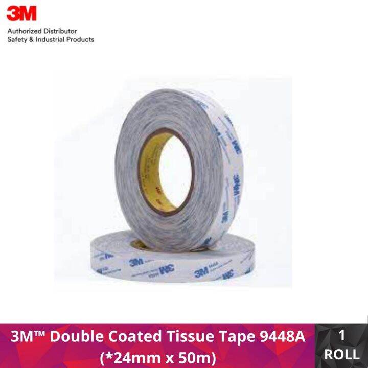 3M™ Double Coated Tissue Tape 9448A Lazada