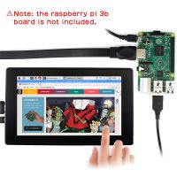 Raspberry Pi 4รุ่น B 3B 3B 7นิ้ว1024X600 IPS Capacitive Touch Screen 7 "Monitor Display W Case cket OSD เมนู