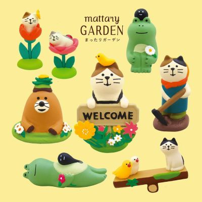 1pc Japan Zakka Spring Garden Japan Miniature Figurines Resin Craft Toys Bookshelf Decoration Collectible Scene Decoration