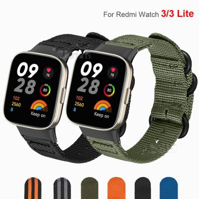 ☑●● Nylonowa opaska do zegarka Xiaomi Redmi 3 Redmi Watch 2 lite MI Watch lite sport kobiety mężczyźni pętla na nadgarstek do Mi Watch 3 Lite