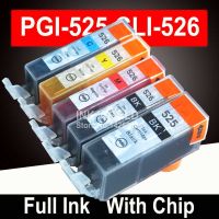 【The-Best】 Print It Mall PGI525 PGI CLI 526ตลับหมึกสำหรับ Pixma IP4850 Ix6550 MG5150 MG5250 MG6150 MG8150 MG5350 MX885