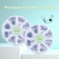 【cw】 500 1200Fans Premade Loose Fans 8-16 Lashes Extensions Promade Volume C D Curl Eyelashes ！