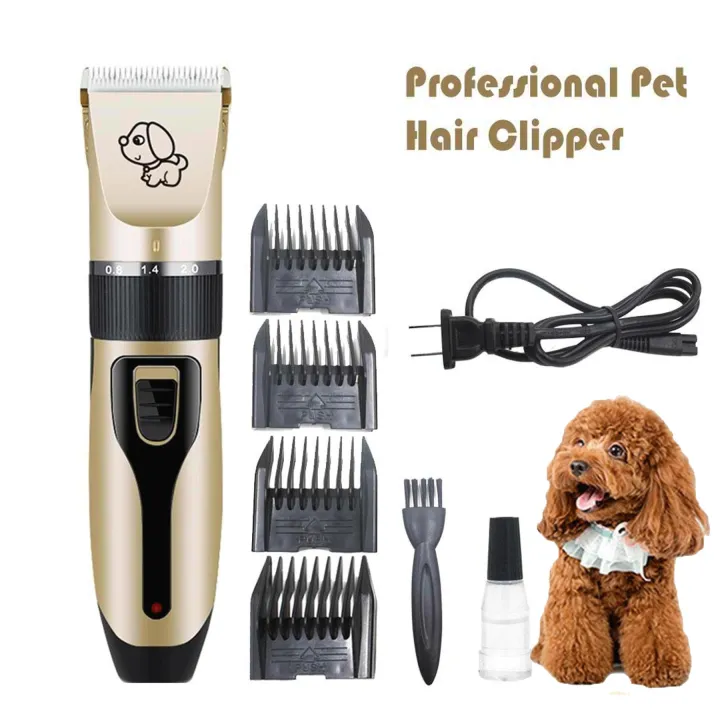 C6 High Power Ceramic Blade Professional Pet Electric Clipper (Black ...