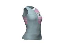 Compressport เสื้อไตรผู้หญิง แขนกุด Tri Postural Tank Top W Grey