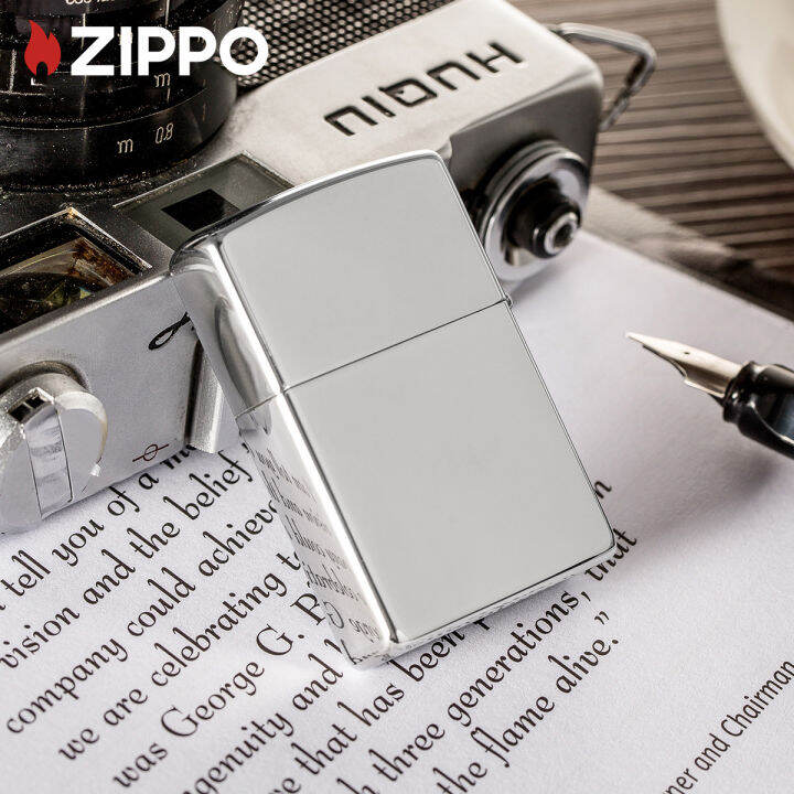 zippo-clover-high-polish-design-chrome-windproof-pocket-lighter-24699-lighter-without-fuel-inside-การออกแบบโปแลนด์สูงโคลเวอร์-ไฟแช็กไม่มีเชื้อเพลิงภายใน