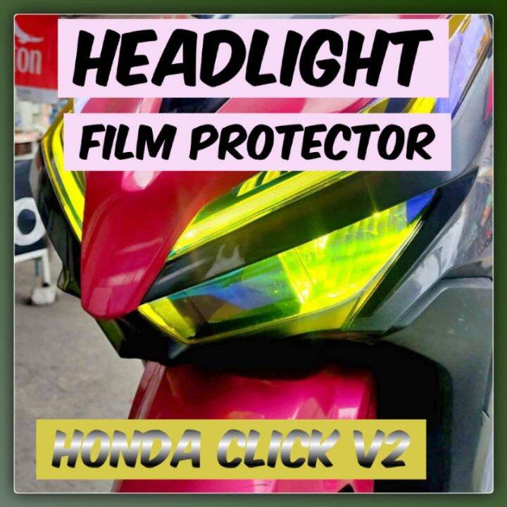 【READY STOCK】 Honda Click v2 Headlight film protector♛ Lazada PH