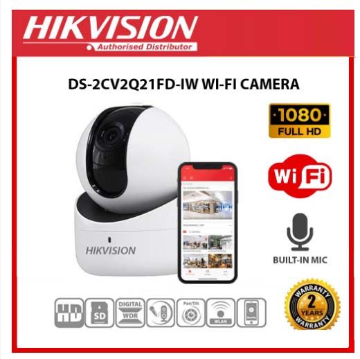 Hikvision Ds-2Cv2Q21Fd-Iw(W) Indoor Audio Fixed Pt Network Camera 2Mp 2 ...