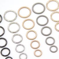 HENGC Large Round Metal D Ring Buckles Clasp Web For Leather Belt Shoes Bags Garment High Quality Sewing DIY Crafts Wholesale