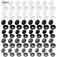 Tenet หัวสกรูพลาสติกฝาปิดบานพับสกรู900ชิ้นเคสครอบฝาพับใช้ซ้ำได้,ตัวป้องกันหัวสกรูฝาปิดบานพับสกรูพลิกด้านบนเคสครอบฝาพับสำหรับประตู