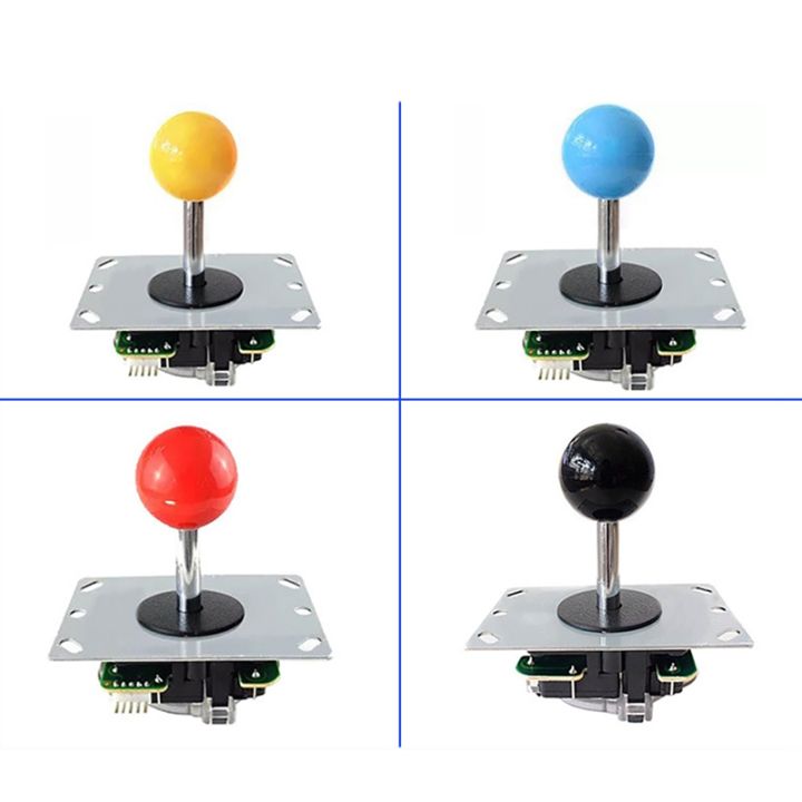 arcade-joystick-controller-joystick-joystick-with-circuit-board-5p-pin-without-light-joystick-game-console-handle