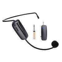 Headset Microphone for Speaking Wireless Microphone System Headset Small Headset Microphone USB Rechargeable Not Support Phone Laptop present