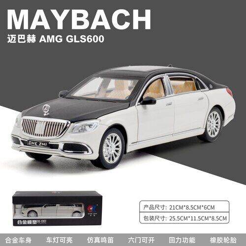 จำลอง1-24-scale-maybach-gls600รุ่นรถ-diecast-ของเล่นยานพาหนะเด็กของเล่นรถของขวัญเด็ก-miniauto-collection