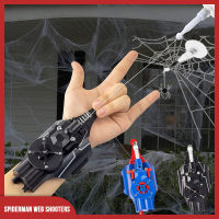 Marvel Legends Web Shooters Launcher String ของเล่นเด็กคอสเพลย์ Electric Reel-In Spider Web Shooters Network Launcher