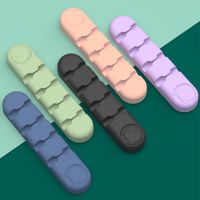 Desktop Silicone Cable Manager Data Cable Winder Charging Cable Holder Headphone Mouse Wire Office Bedside Organizer Arrangement