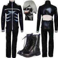 kaneki ken kaneziki ชุดคอสเพลย์วิกผม okyo Ghoul Combats Full Set of Suit Wig Zipper ACGN Acting