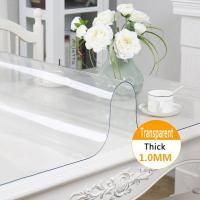 【CW】1pcs Waterproof Soft Clear Tablecloth Table Cover Mat Pad Desk Protectors Home Decor mantel mesa impermeable nappe de table