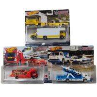 HOT ล้อ2022ทีมขนส่ง MIX1 HCR33 Ford Galaxie -Benz 300 Fleet Flyer Plymouth Duster รถตลกของเล่นเด็ก