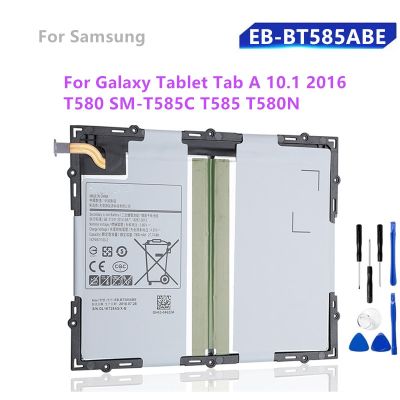 แบตเตอรี่ Samsung Battery For Galaxy Tab A 10.1 2016 T585C BT580 SM-T585 EB-BT585ABA 7300mAh+เครื่องมือฟรี รับประกัน 3 เดือน