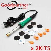 brand-new 2X TONER CARTRIDGE REFILL TOOL Driller ELECTRIC SOLDERING IRON Printer Maintenance Repair Hole Making Solder Kit