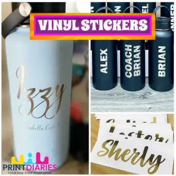 HOW TO MAKE YOUR OWN TUMBLER STICKER DECALS