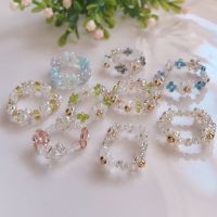 Pantheadesign แหวนเดซี่ แหวนดอกไม้ แหวนลูกปัดญี่ปุ่น แหวนลูกปัดดอกไม้ หวานเบาๆแต่สวยดูแพงมาก